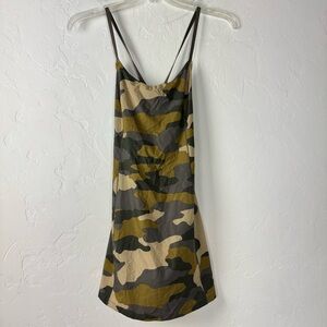 Offline‎ Aerie Dress Mini Maggie Army Camouflage Camo Print Lined Workout Tennis
